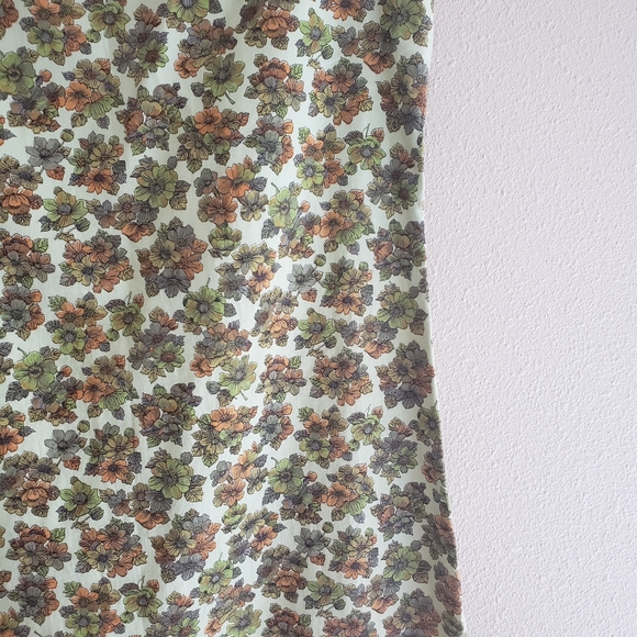 EUC 🌼 70s Vintage Floral Print Shift Dress - Picture 4 of 4